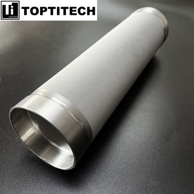 Szinterezett titán szűrőcsövek kettős nyitott véggel